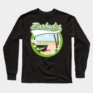 Barbados Beach logo Long Sleeve T-Shirt